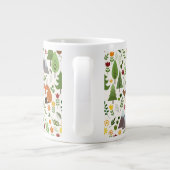 Grande Tasse Scandinavie : Illustrations de style Motif à la cr (Dos)