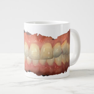 Grande Tasse Scannage des dents effrayantes