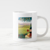 Grande Tasse Scène de pays de MaineWine (Droite)