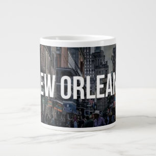 Grande Tasse Scène de rue de la Nouvelle-Orléans impression d'a