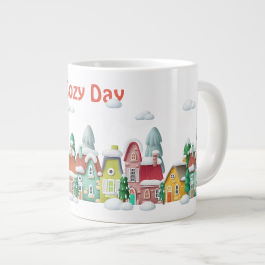 Grande Tasse Scène hivernale (Devant droit)
