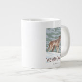 Grande Tasse Scène VermontWolf (Devant droit)