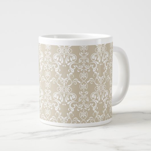 Grande Tasse Schéma floral 4 (Devant droit)