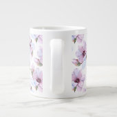 Grande Tasse Schéma floral romantique (Dos)