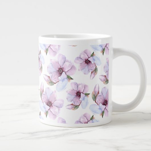 Grande Tasse Schéma floral romantique (Droite)