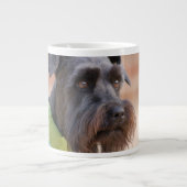 Grande Tasse Schnauzer noir (Devant)
