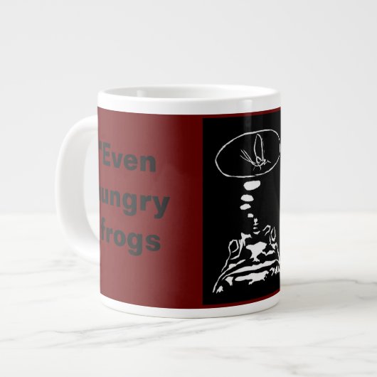 Grande Tasse Sci-Fi smart animaux "Hungry Frog Dreams" (Devant gauche)