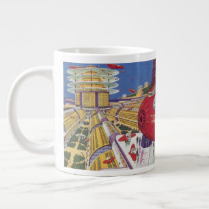 Grande Tasse Science-fiction vintage, Futuriste New York