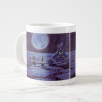 Science-fiction vintage Rover terrestre Aliens sur