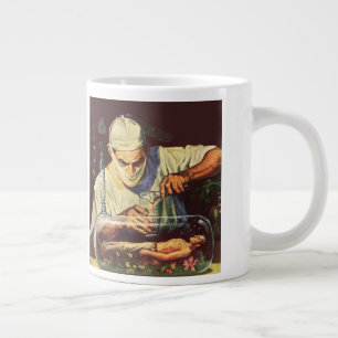 Grande Tasse Science-fiction vintage, Scientifique fou en labor