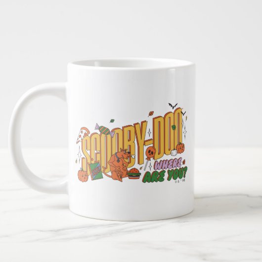 Grande Tasse Scooby-Doo Halloween Snack Logo (Gauche)