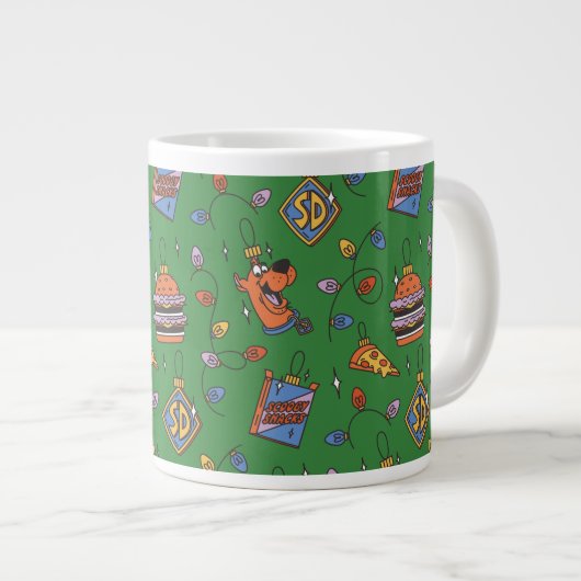 Grande Tasse Scooby-Doo Holiday Snack Lights Pattern (Devant droit)