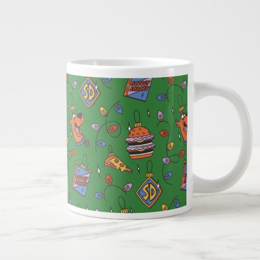 Grande Tasse Scooby-Doo Holiday Snack Lights Pattern (Droite)