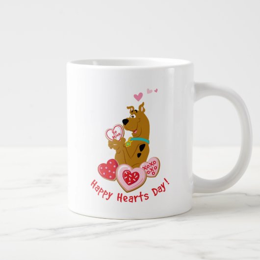 Grande Tasse Scooby-Doo - Joyeuse Journée des Coeurs (Droite)