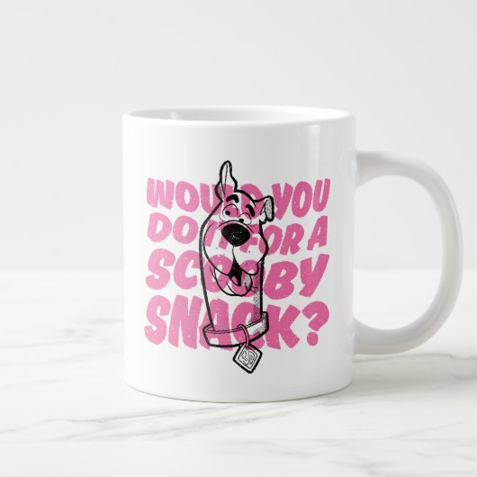 Grande Tasse Scooby-Doo |Le Feriez-Vous Pour Un Snack Scooby ? (Droite)