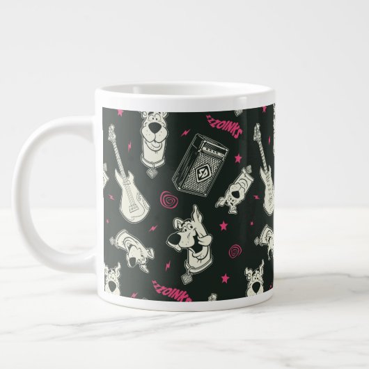 Grande Tasse Scooby Doo Punk Guitare et Motif Amp (Gauche)
