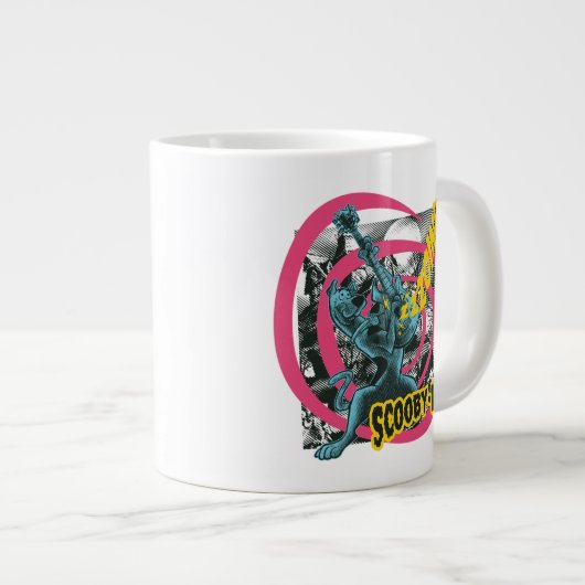 Grande Tasse Scooby-Doo Zoinks Punk Guitare Graphisme (Devant droit)