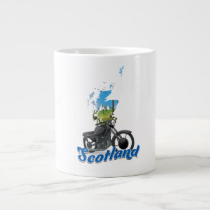 Grande Tasse Scotland Motorcycle carte voyage poser
