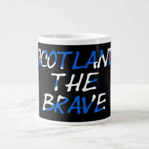 Grande Tasse Scotland The Brave on Scottish Flag mugcn