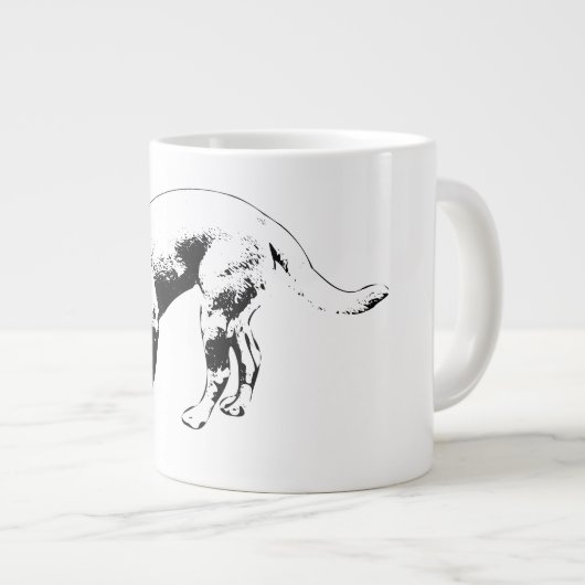 Grande Tasse Scoutisme d'automne en encre (Devant droit)