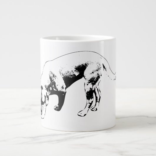 Grande Tasse Scoutisme d'automne en encre (Devant)