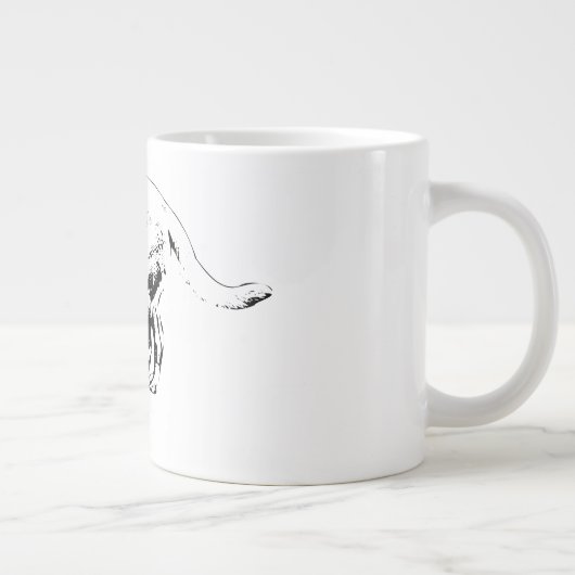 Grande Tasse Scoutisme d'automne en encre (Droite)
