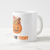 Grande Tasse Seau citrouille plein de sucré - Halloween (Devant droit)