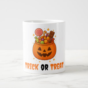 Grande Tasse Seau citrouille plein de sucré - Halloween