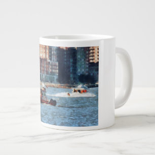 Grande Tasse Secourt incendie Bateau Hudson River