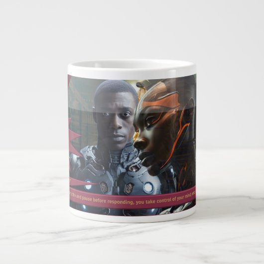 Grande Tasse "Self-Control Is YOUR SuperPower" (Devant)