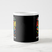 Grande Tasse Sensibilisation à l'autisme (Devant)