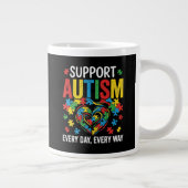 Grande Tasse Sensibilisation à l'autisme (Droite)