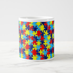 Grande Tasse Sensibilisation sur l'autisme-Puzzle par Shirley T