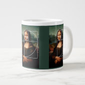 Grande Tasse Séquence Leonardo da Vinci Mona Lisa Fibonacci (Devant droit)