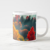 Grande Tasse Serene River Shore Reflection Nature Art (Droite)
