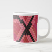 Grande Tasse Serpent noir et rouge (Droite)