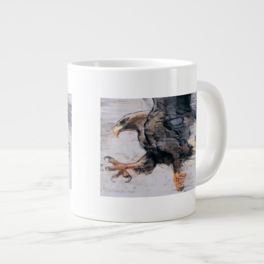 Grande Tasse Serres - mer Eagle coupée la queue par blanc 2001 (Devant droit)
