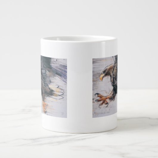 Grande Tasse Serres - mer Eagle coupée la queue par blanc 2001 (Devant)
