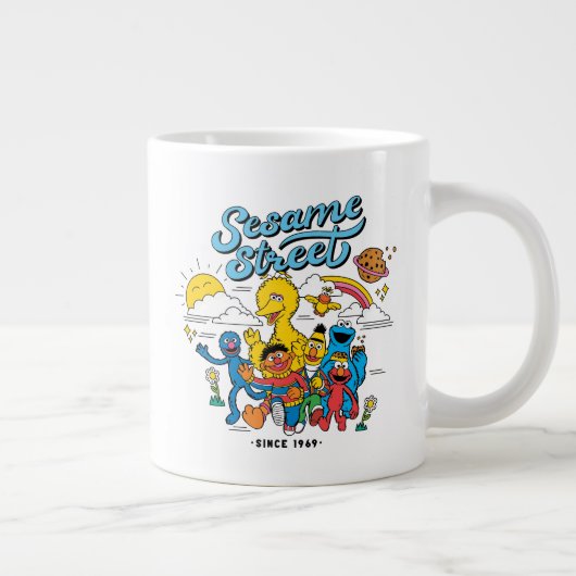 Grande Tasse Sesame Street | Amis depuis 1969 (Droite)