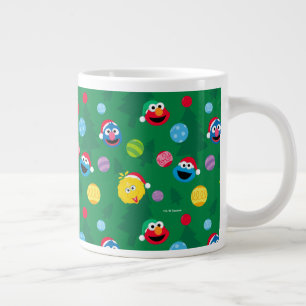 Grande Tasse Sesame Street Christmas Tree Motif