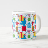 Grande Tasse Sesame Street Noël Présente Motif (Devant droit)