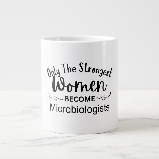 Grande Tasse Seules les femmes les plus fortes deviennent micro (Devant)