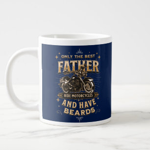 Grande Tasse Seuls Les Meilleurs Motocyclettes De Ride Père, On