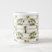 Grande Tasse Shack Et Palmiers Tropicaux (Devant)