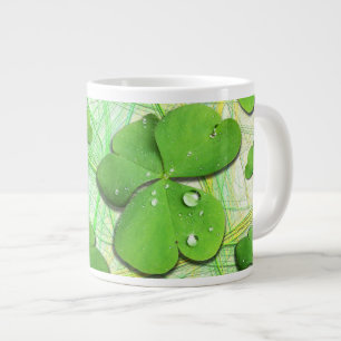 Grande Tasse Shamrock vert St Patrick iPhone 5 Coque-Mate