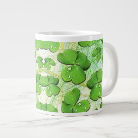 Grande Tasse Shamrock vert St Patrick iPhone 5 Coque-Mate (Devant droit)