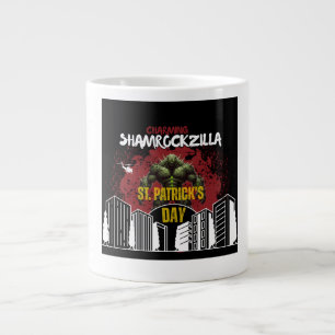 Grande Tasse Shamrockzilla : Monstre Kaiju de la Saint-Patrick