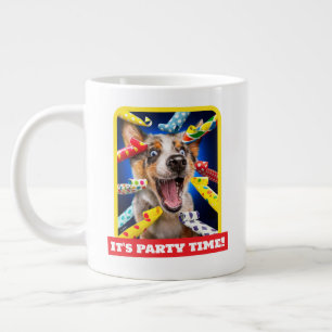 Grande Tasse Sifflets de fête pour chien heureux