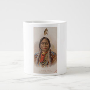 Grande Tasse Signaux de fumée : Lakota Indian Chief Sitting Bul