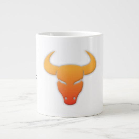 Grande Tasse Signe de zodiaque de Taureau (Devant)